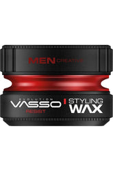 Vasso Pro-Aqua Resist Hair Styling Water Based Gel Wax, Red, 1 Count